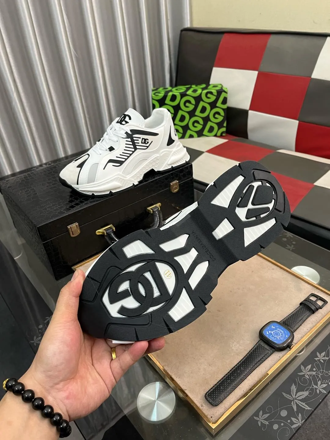 Men's men's shoes💰560⌚️⌚️DG "Dolce & Gabbana" low-top casual shoes Regular size: 35-46 Product material: Upper imported cowhide stitching fabric, breathable lining, original outsole